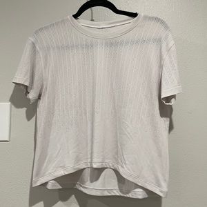 Lululemon | White crop top swiftly | Size 8